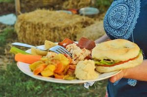 Vegan food events  at Rifugio Alma Libre in Piano Di Mommio