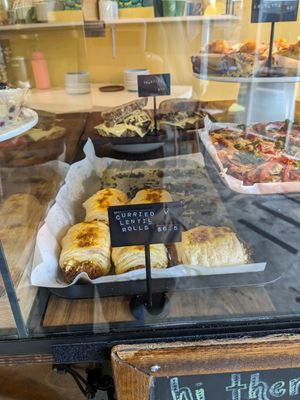 Curried Lentil Roll at Third Wheel Coffee Co in Paihia