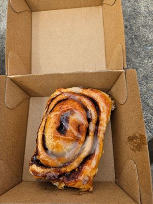 Amazing Cinnamonbun at Third Wheel Coffee Co in Paihia