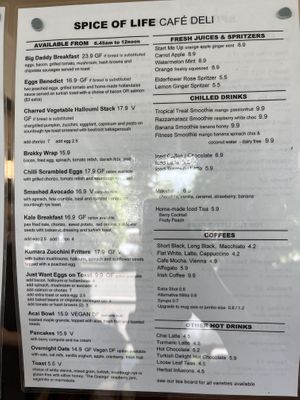   at Spice of Life Cafe & Deli in Tamborine Mountain