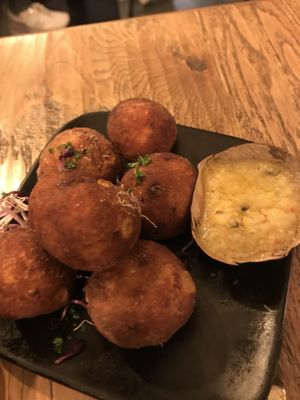 Fried balls at COCO in Rotterdam