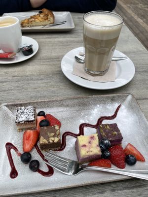 Excellent vegan cake tasting  at De Oranjerie in Joure