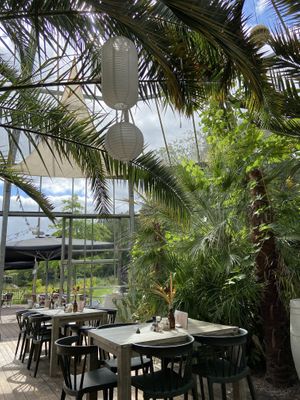 Beautiful greenhouse structure  at De Oranjerie in Joure