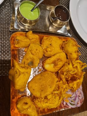 Mix pakora at Indigo - Pest in Budapest