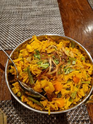 Biryani at Indigo - Pest in Budapest