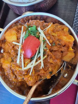 Cauliflower-potato dish (vegan) at Indigo - Pest in Budapest