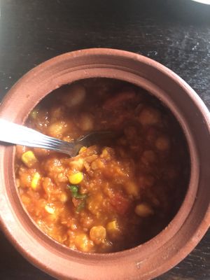vegan mexican soup at Góra Smaku in Przyslup
