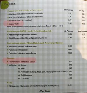  at Martha's in Stuttgart