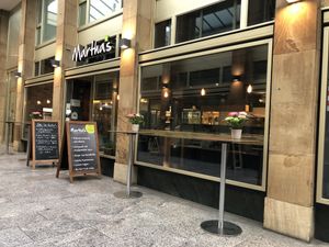 outside at Martha's in Stuttgart