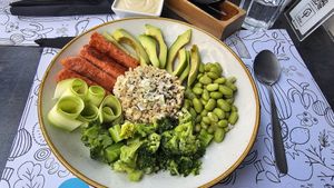 Vegap bowl at Fit Bar in Belgrade