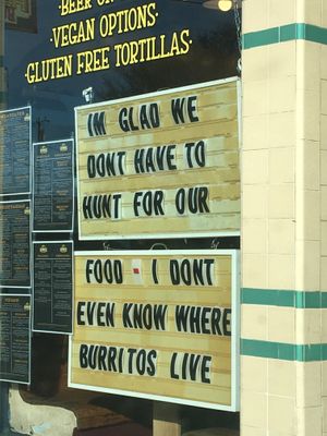 Storefront at Hey Juan Burritos in Arcata