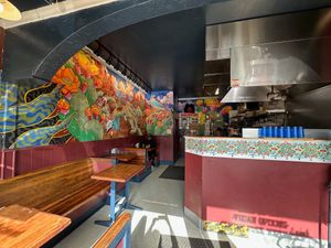 Most of the interior. at Hey Juan Burritos in Arcata