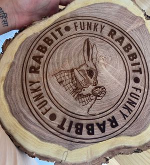 Logo at Funky Rabbit in Queretaro