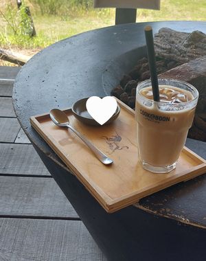 Vegan ijskoffie at Ludiek in Havelte