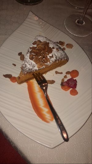 Torta alle carote di Fasano at Taverna della Gelosia in Ostuni