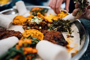 Combinations  at Hana Ethiopian Cafe in Fredericton