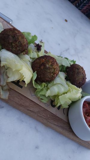 The falafal was delicious and I had it as a starter at BigChefs - Marmaris in Mugla