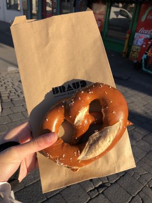 pretzel  at Brauð & Co in Reykjavik
