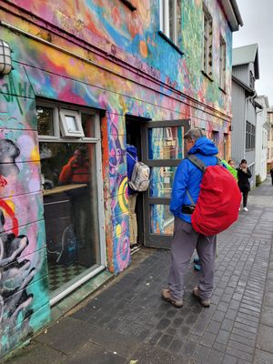 Line out the door in the mornings at Brauð & Co in Reykjavik
