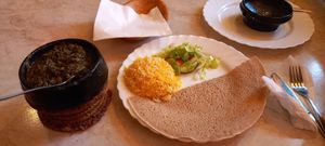 Grünkohl-Spinat-Gemüse at Abessina in Kassel