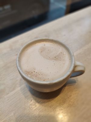Oat latte at 42°Raw in Copenhagen