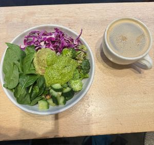 My California vegan breakfast 😂  at 42°Raw in Copenhagen