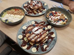 breakfast at 42°Raw in Copenhagen