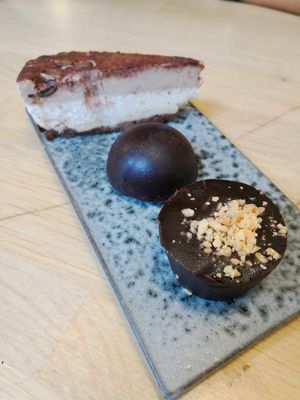 Desserts at 42°Raw in Copenhagen