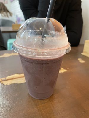 Delicia a Brazil drink   at Almalibre Açaí House in Madrid