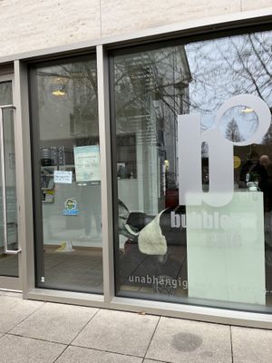 Door  at Bubbles Café in Ludwigsburg