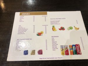 Drinks menu Side 2 - 11/21 at Krua Boon - Eathai Central Embassy in Bangkok