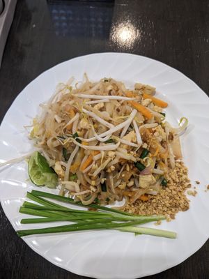 Pad Thai (veggie, vegan also available) at Krua Boon - Eathai Central Embassy in Bangkok