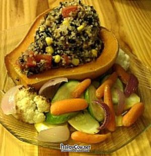 Stuffed Squash at Veg in Sarasota