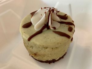 Raw mint cheesecake  at Veg in Sarasota