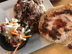 Jackfruit BBQ Sandwich at Veg in Sarasota