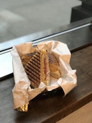 Chickpea tuna melt at Terri in New York City