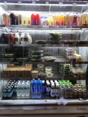 Terri’s juices, kombucha, salads etc. at Terri in New York City