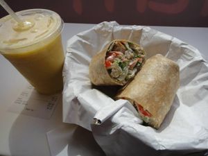 'Chicken' Ceaser wrap at Terri :)  at Terri in New York City