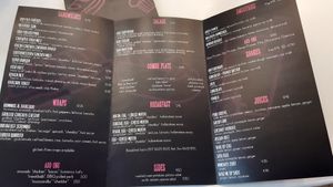 Menu at Terri in New York City