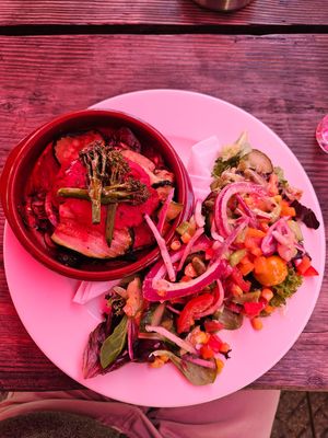 Groente'taartje' at Tox Bar in Schiermonnikoog