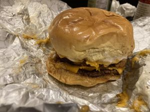 Stuntlife Burger at Organic Food Kings in Miami