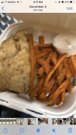 Chickn quesadilla  at Organic Food Kings in Miami