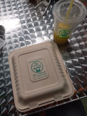 This is how it is served at Organic Food Kings in Miami