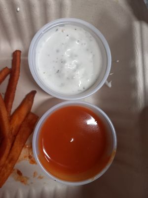 Spicy sauce &  mayonnaise at Organic Food Kings in Miami