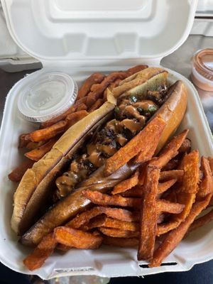 Cheesesteak   at Organic Food Kings in Miami