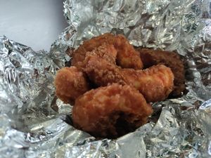 Not very spicy like advertised at Organic Food Kings in Miami