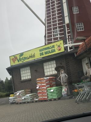 Vegan store at Bio Veganwinkel Natuurlijk De Molen in Budel-schoot