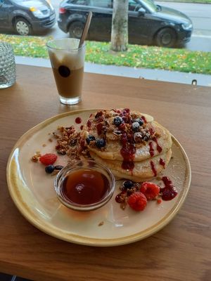 Very good pancakes at Emmi's Kitchen - Werinherstr in Munich