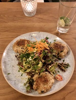 Delicious Kaspressknödel  at Emmi's Kitchen - Werinherstr in Munich