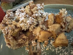 apple crumble  at Emmi's Kitchen - Werinherstr in Munich